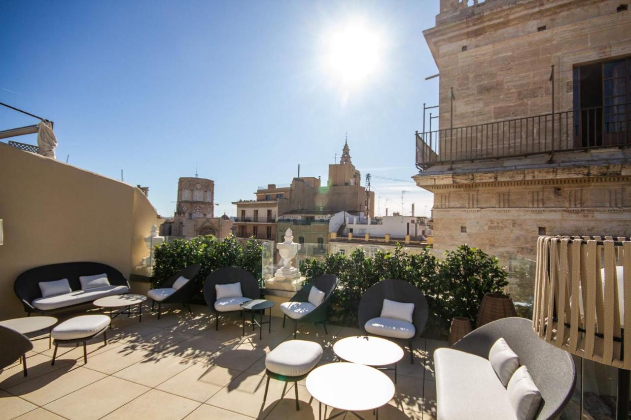Myr Palacio Vallier バレンシア エクステリア 写真 Rooftop terrace